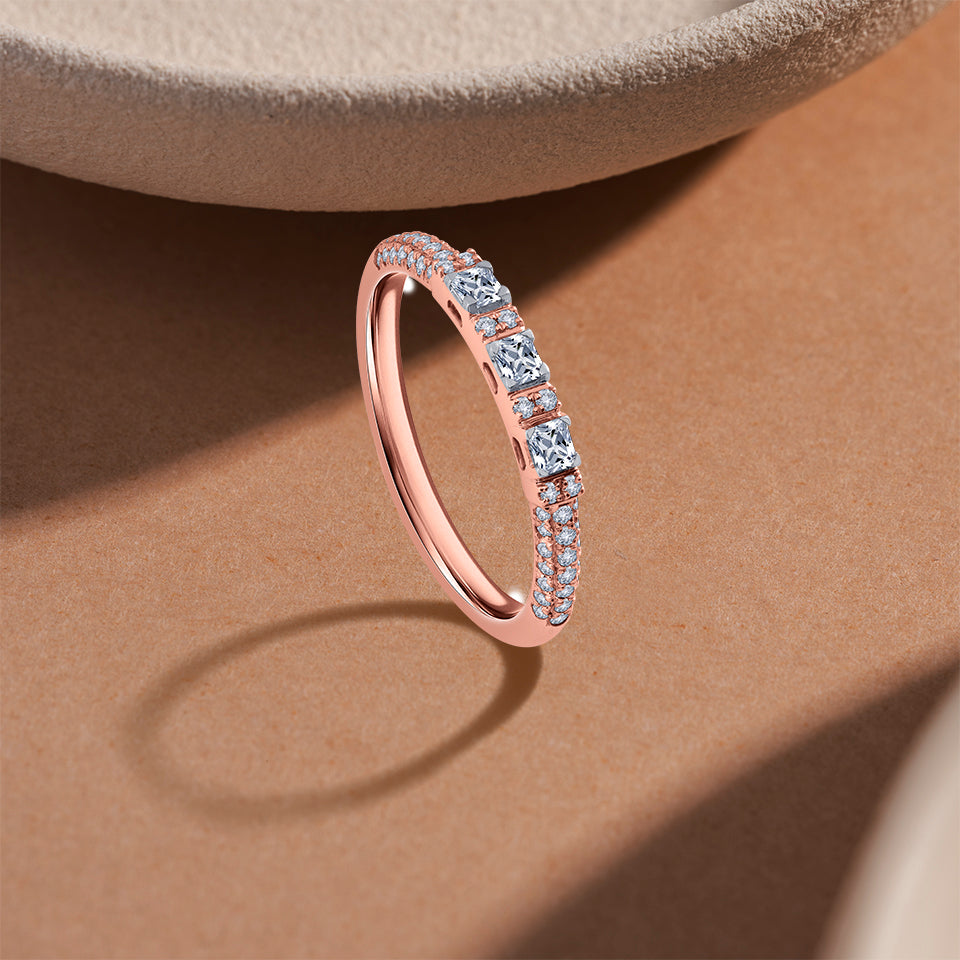 Princess Pride Diamond Finger Ring
