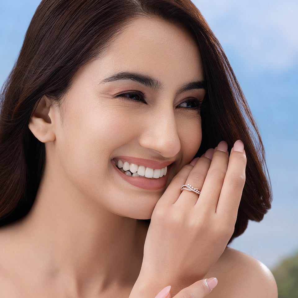 Morning Dew Diamond Finger Ring
