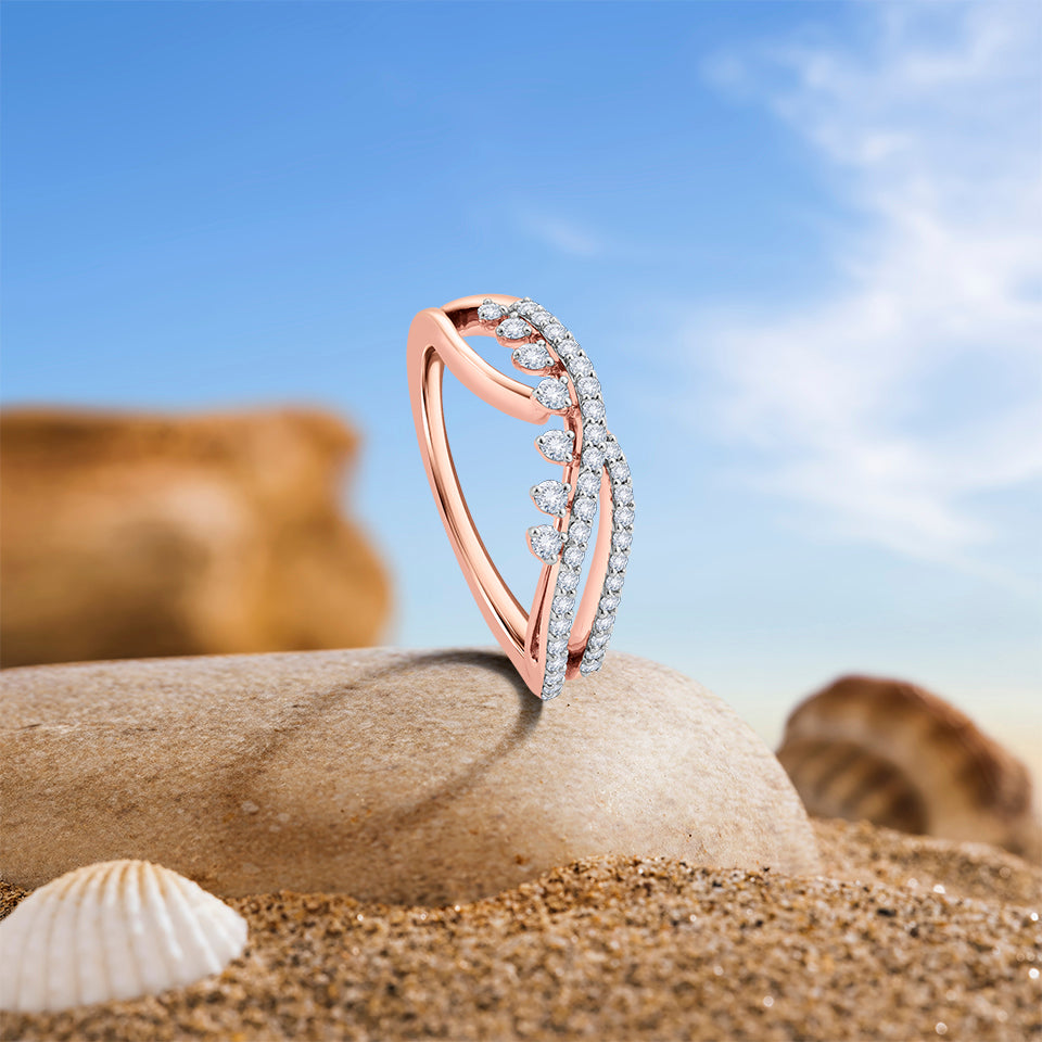 Morning Dew Diamond Finger Ring