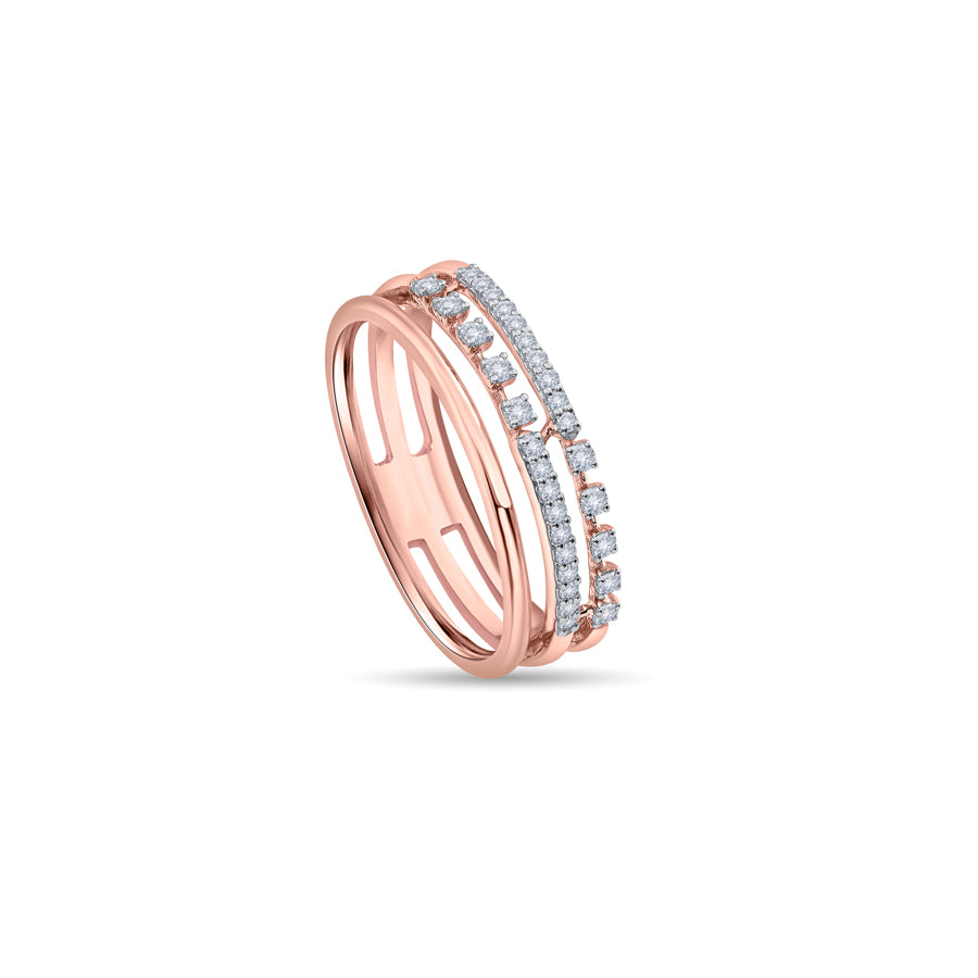 Stunning Symphony Diamond Finger Ring