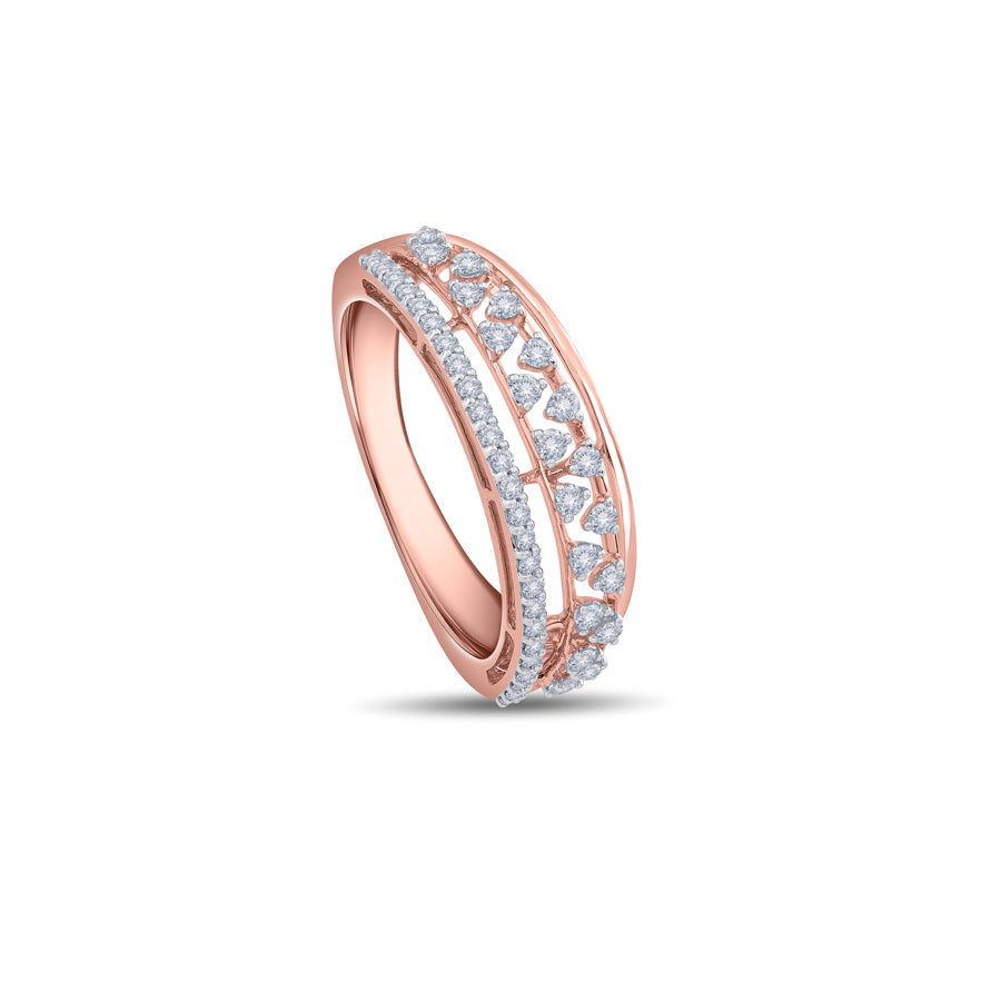 Beloved Bond Filigree Diamond Finger Ring