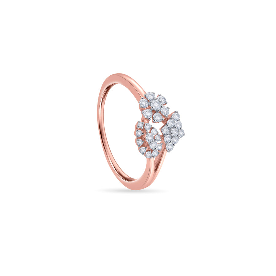 Nebula Cluster Diamond Finger Ring
