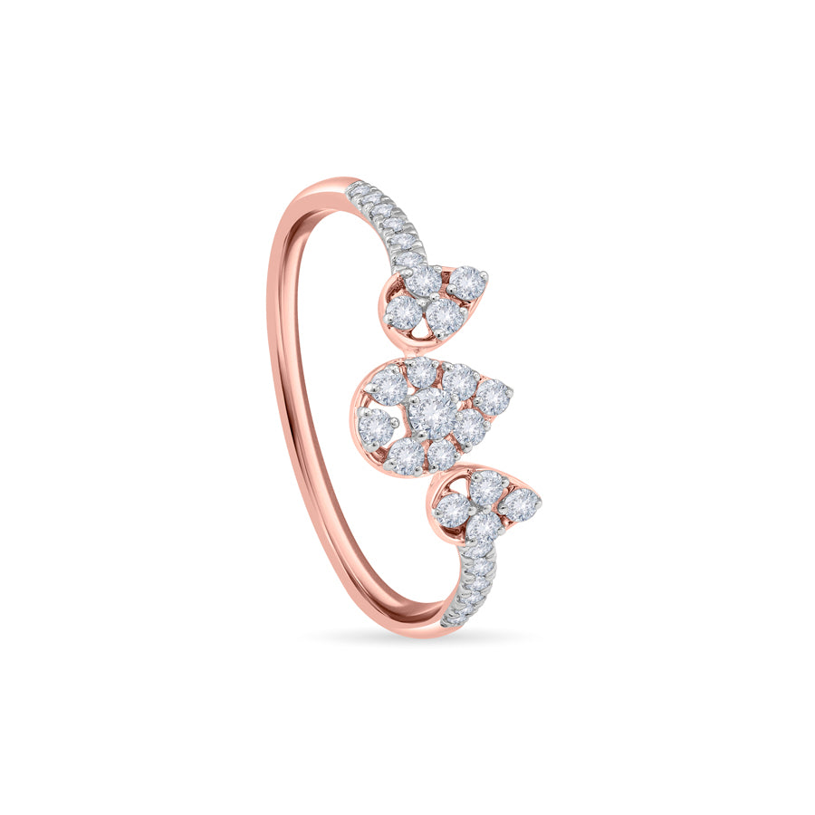 Sunshine Drops Diamond Finger Ring