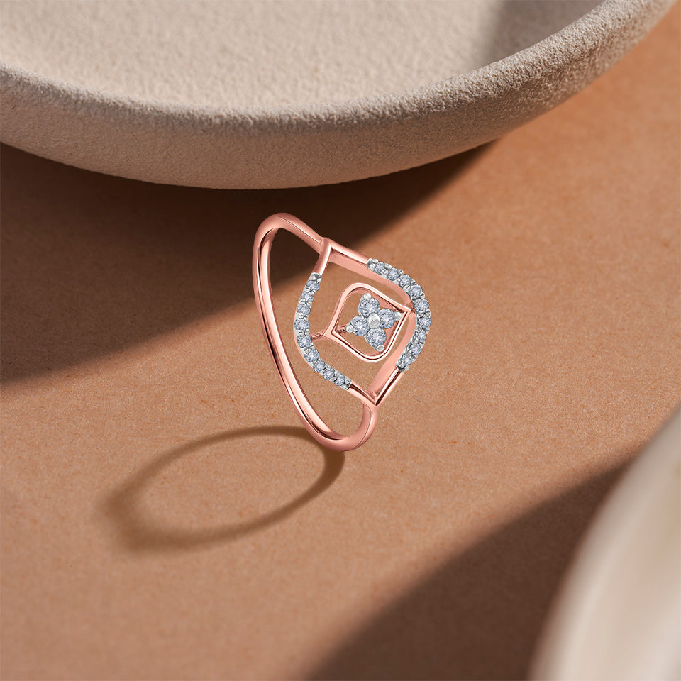 Sacred Core Diamond Finger Ring