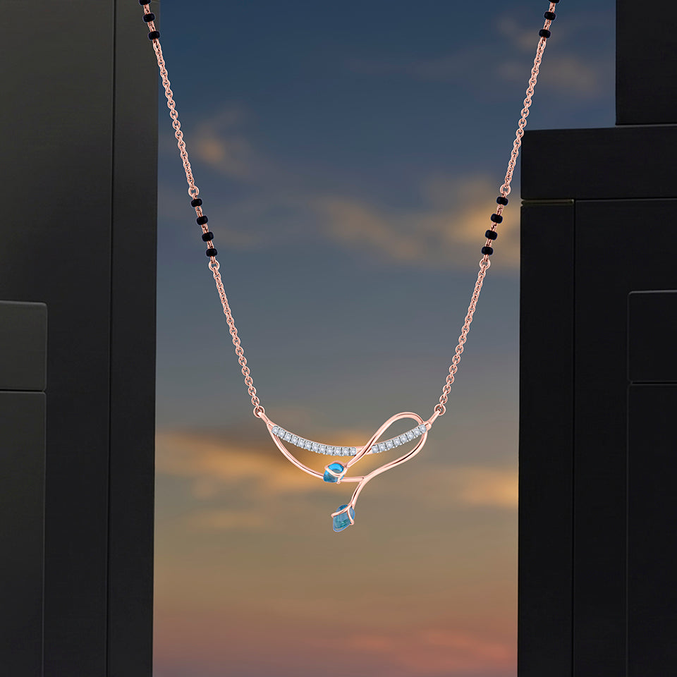 Ocean Grace Diamond Mangalsutra