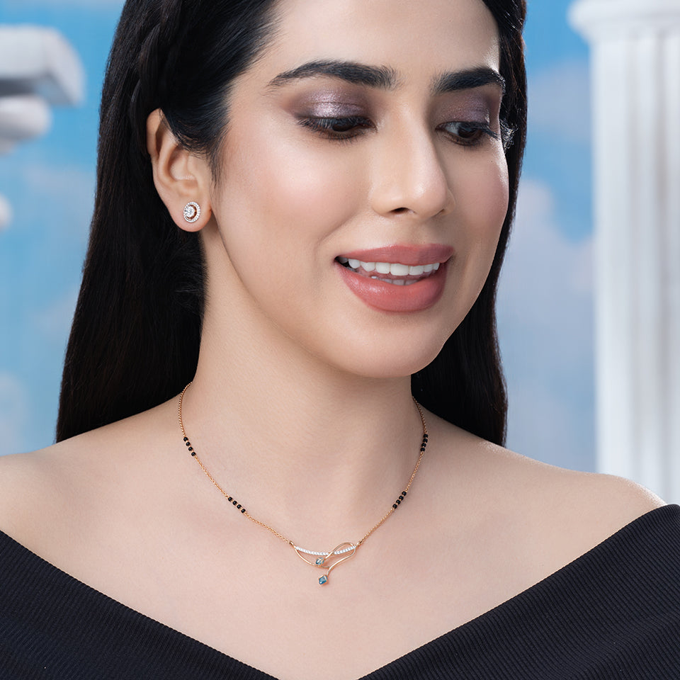 Ocean Grace Diamond Mangalsutra