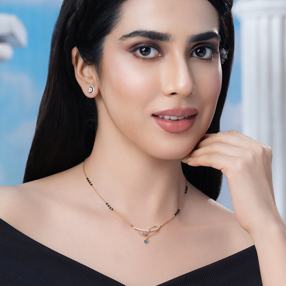 Ocean Grace Diamond Mangalsutra