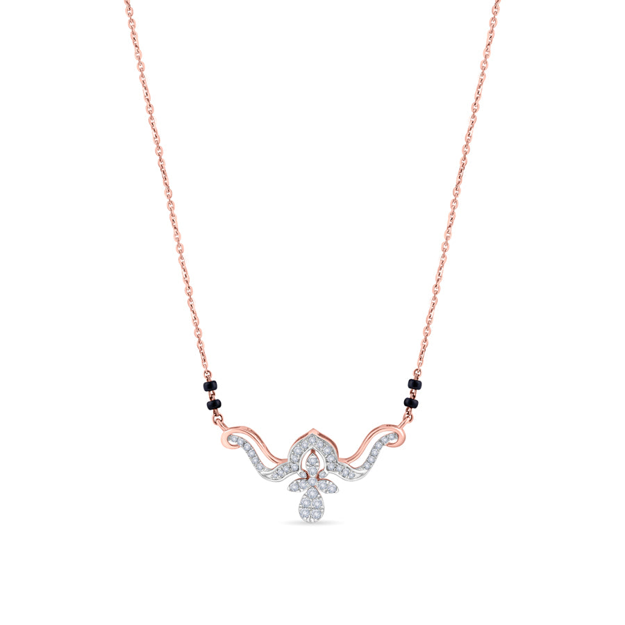 Blooming Tiara Diamond Mangalsutra