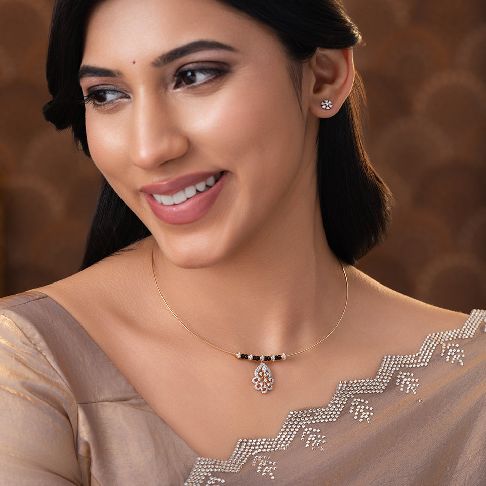 Vintage Link Diamond Mangalsutra