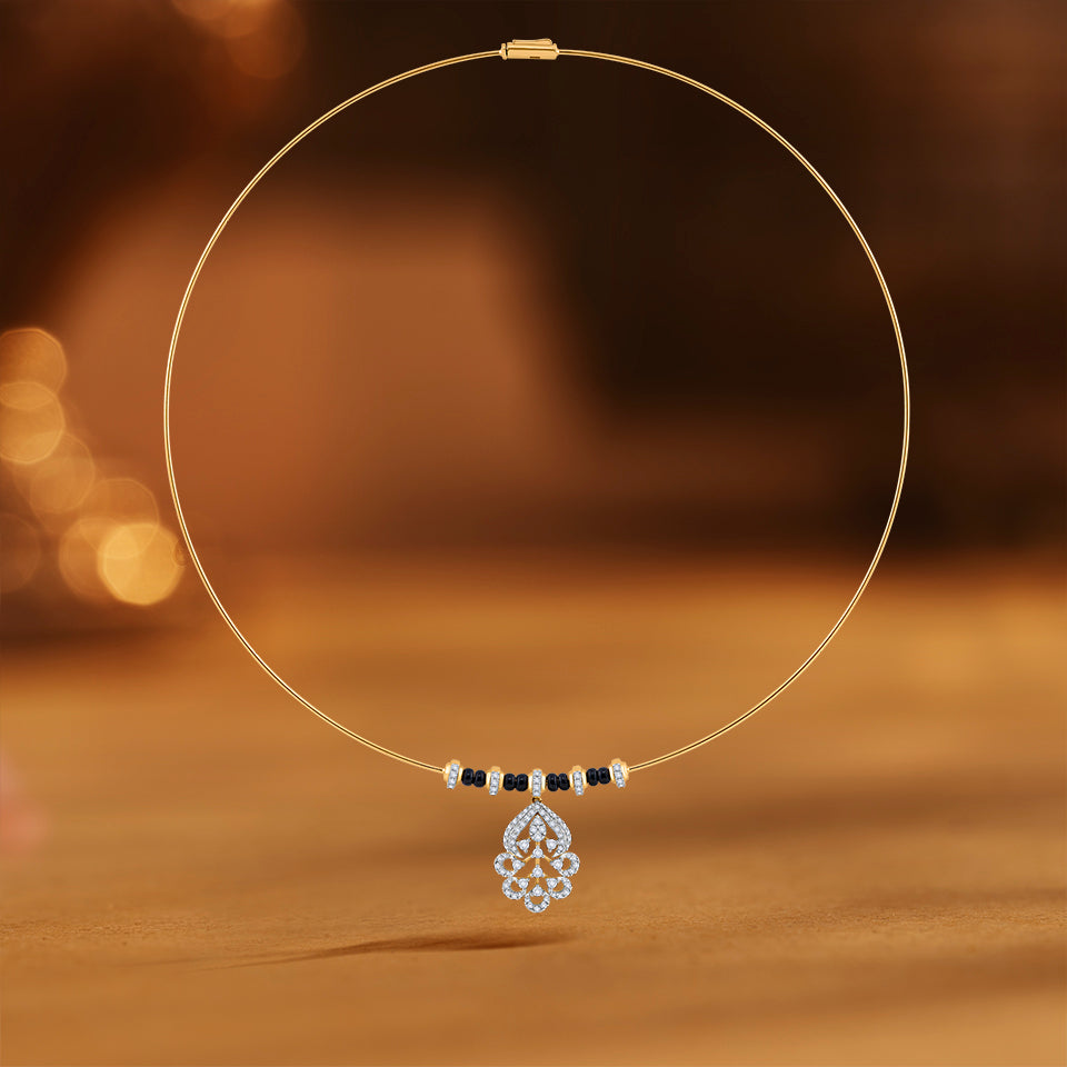 Vintage Link Diamond Mangalsutra