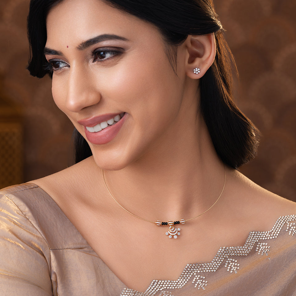 Dainty Core Diamond Mangalsutra