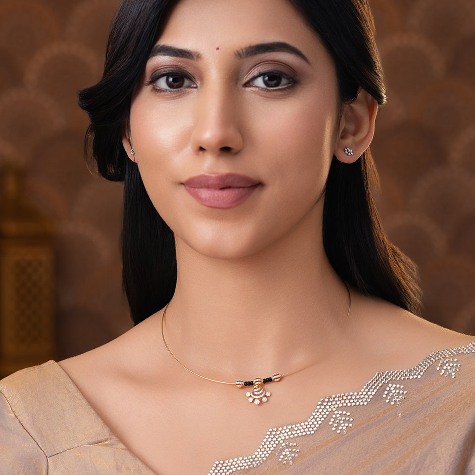 Dainty Core Diamond Mangalsutra