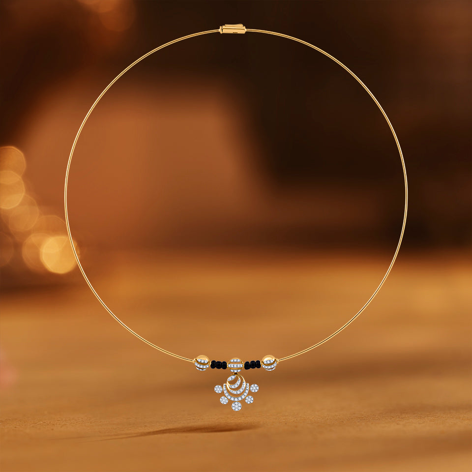 Dainty Core Diamond Mangalsutra