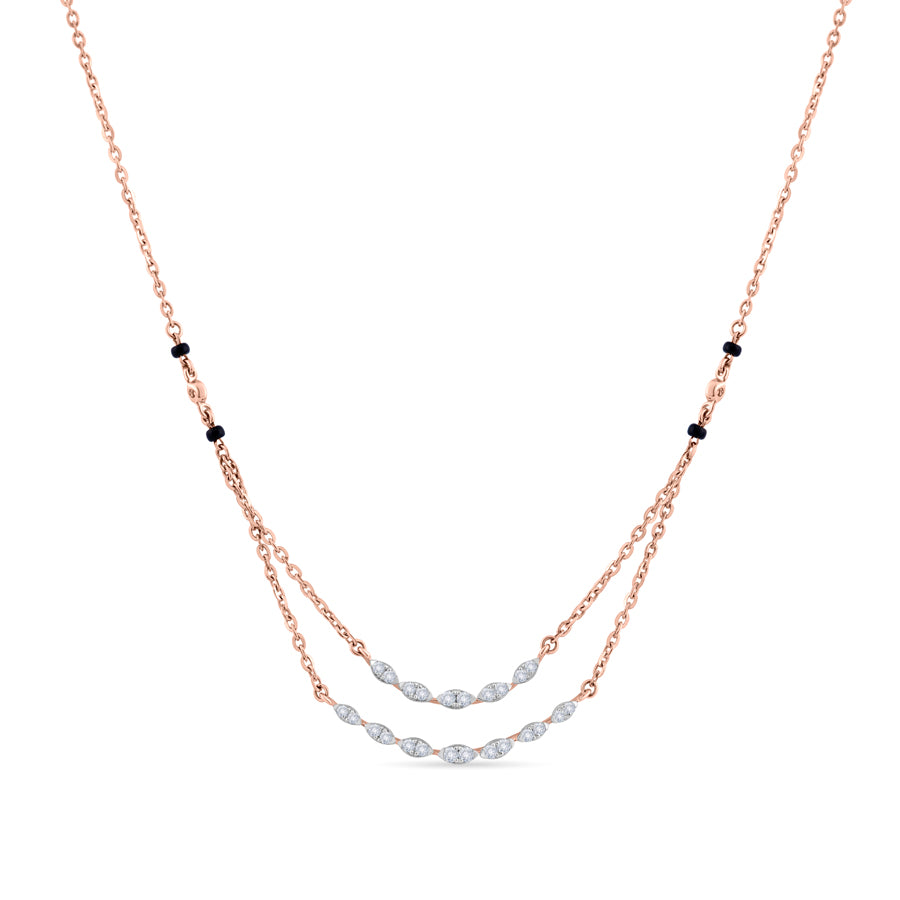 Dual Grace Diamond Mangalsutra