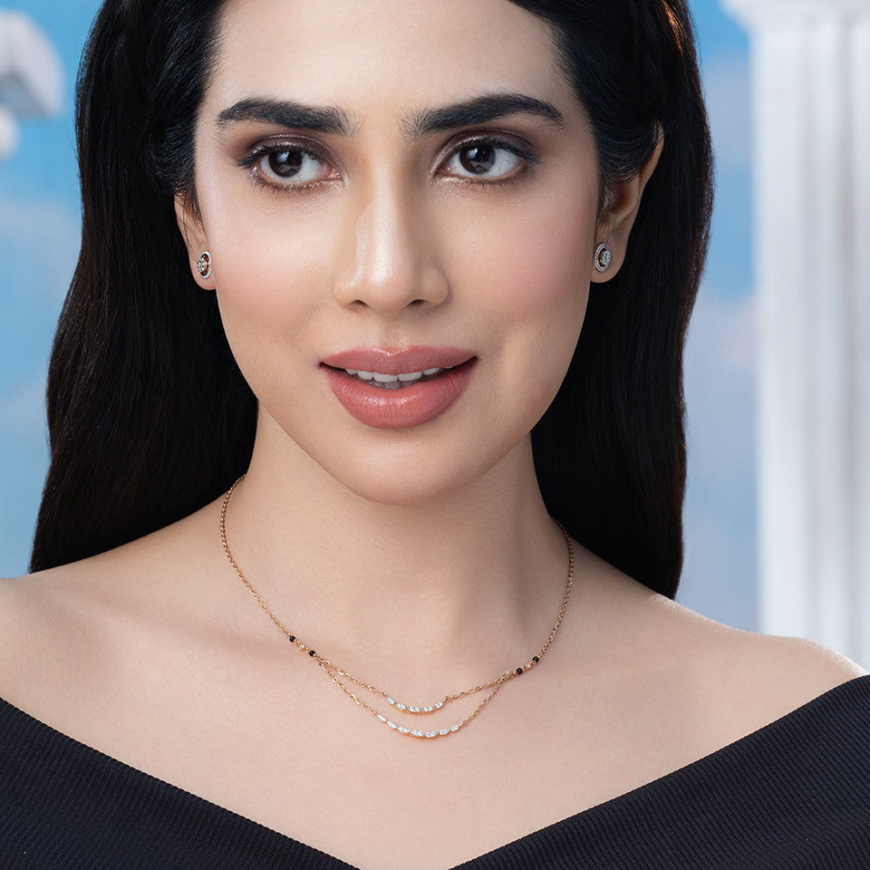 Dual Grace Diamond Mangalsutra