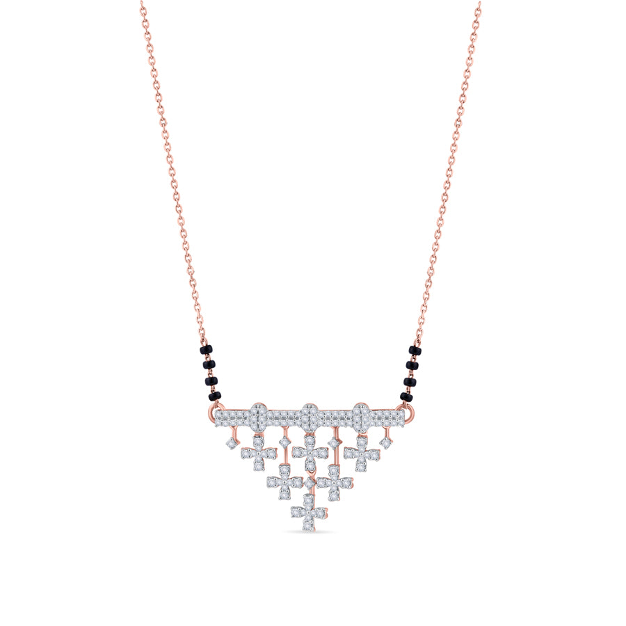 Tranquil Triangle Diamond Mangalsutra