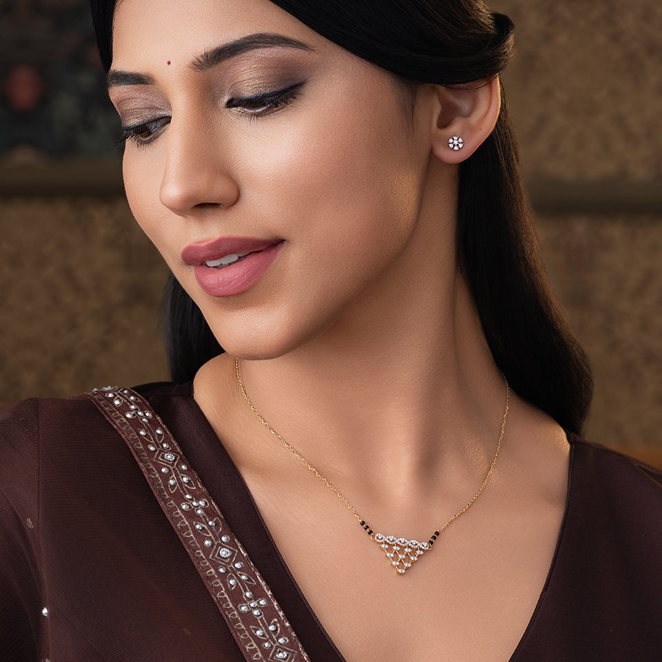 Saraswati Diamond Mangalsutra