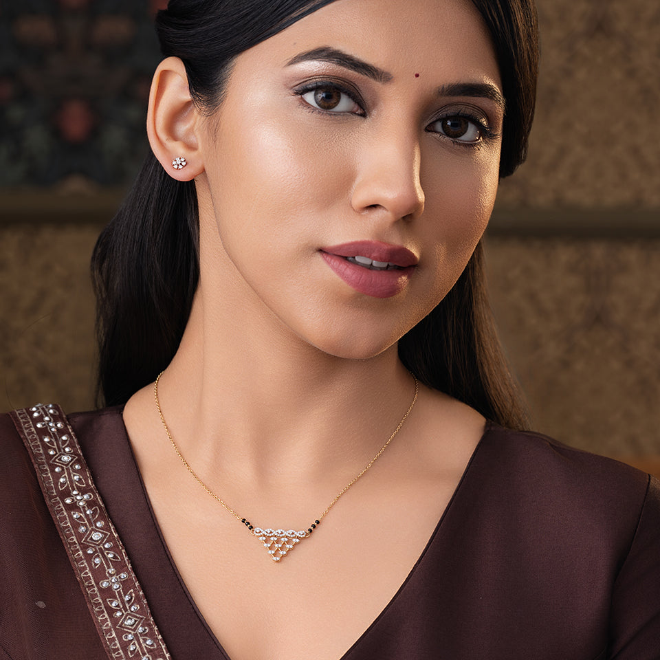 Saraswati Diamond Mangalsutra