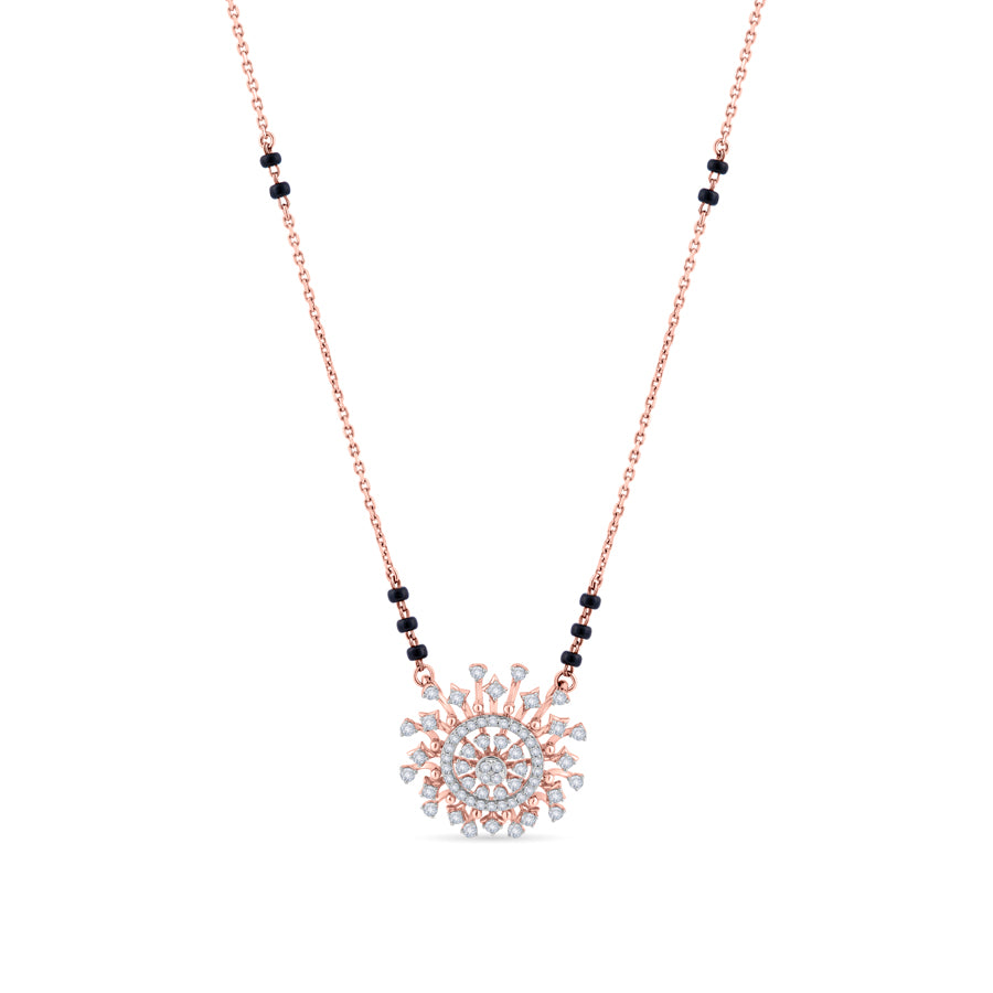 Solar Mandala Diamond Mangalsutra