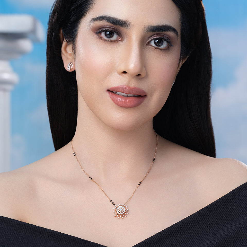 Solar Mandala Diamond Mangalsutra