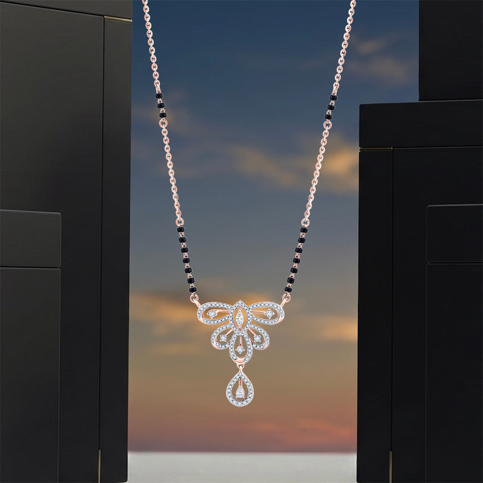 Majestic Butterfly Diamond Mangalsutra
