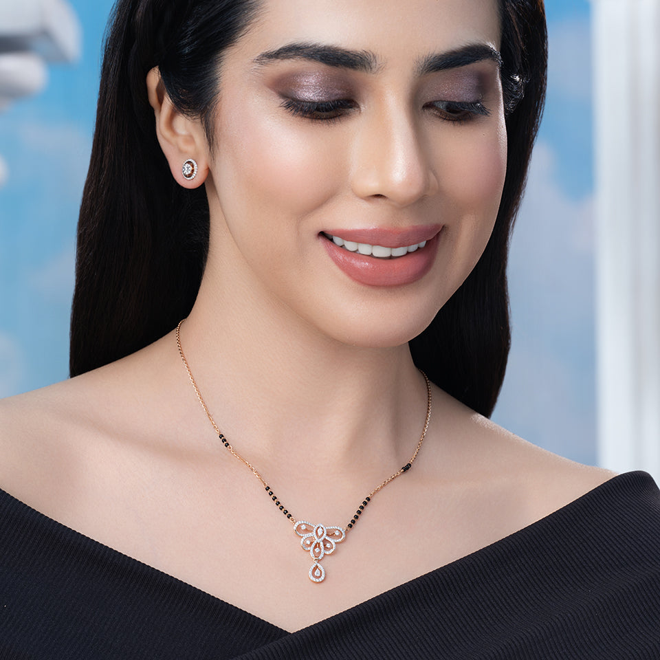 Majestic Butterfly Diamond Mangalsutra