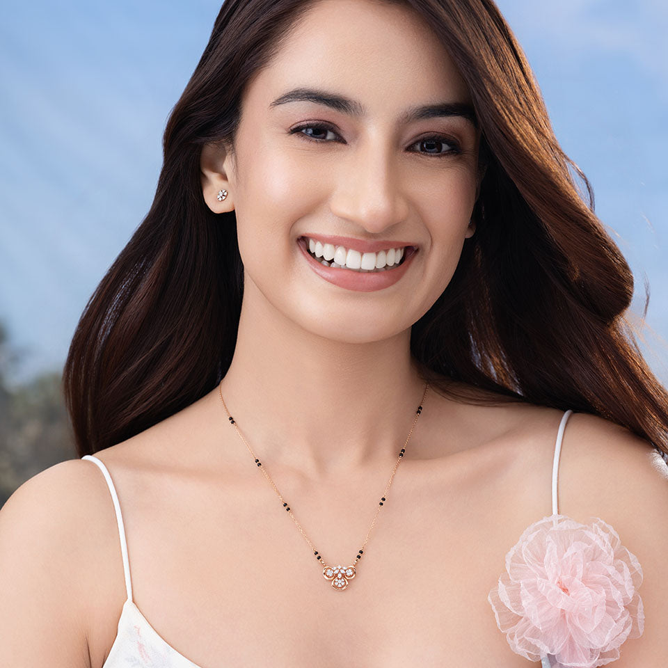Starlight Trinity Diamond Mangalsutra