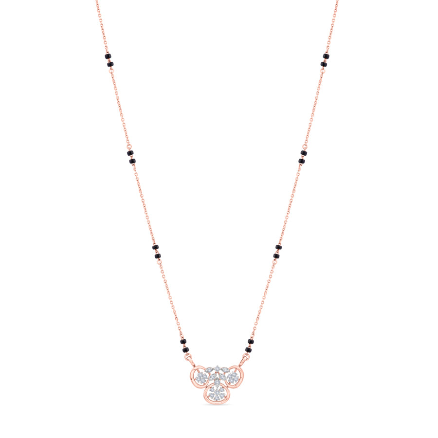 Starlight Trinity Diamond Mangalsutra