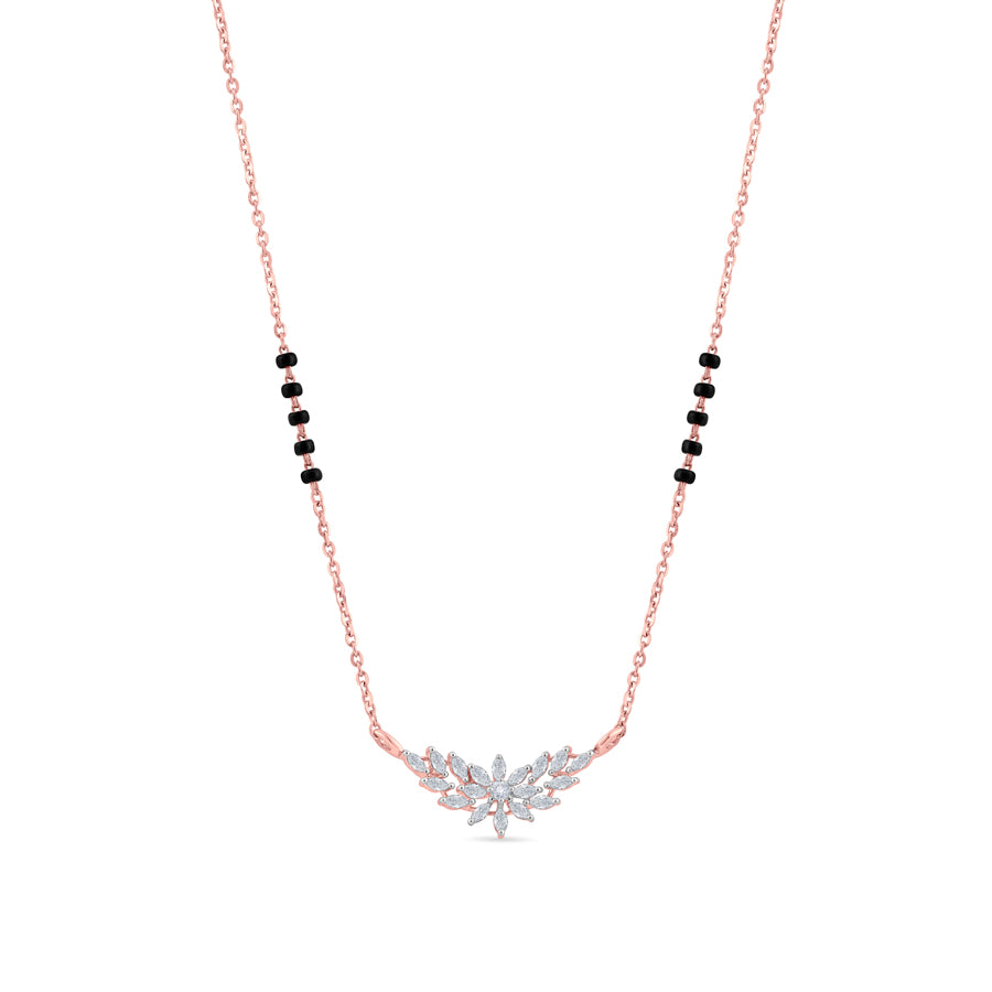 Petal Drift Diamond Mangalsutra