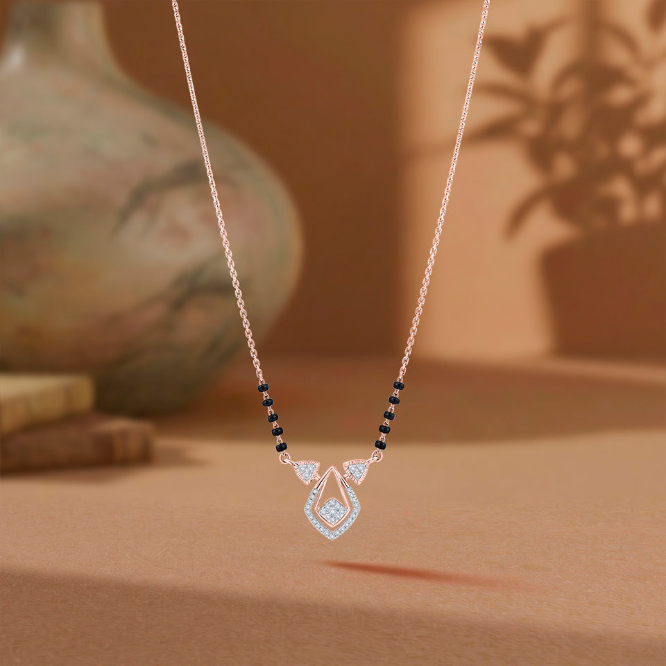 Peak Prism Diamond Mangalsutra