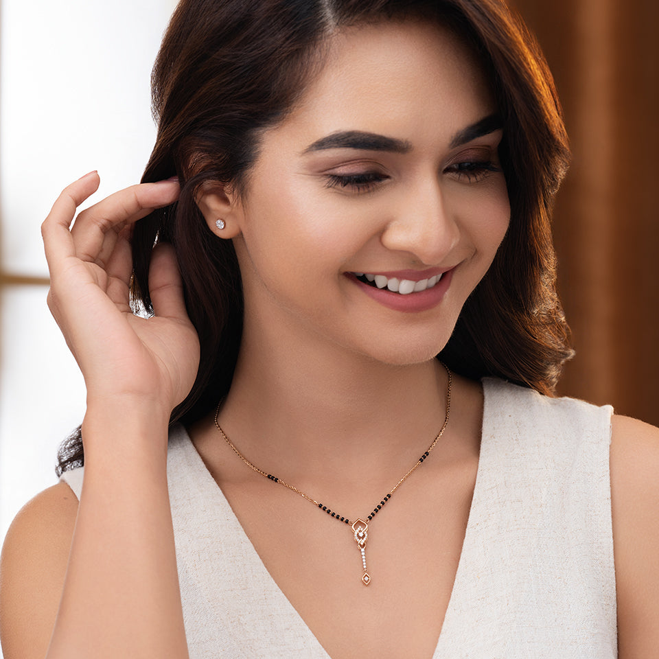 Starlit Silhouette Diamond Mangalsutra