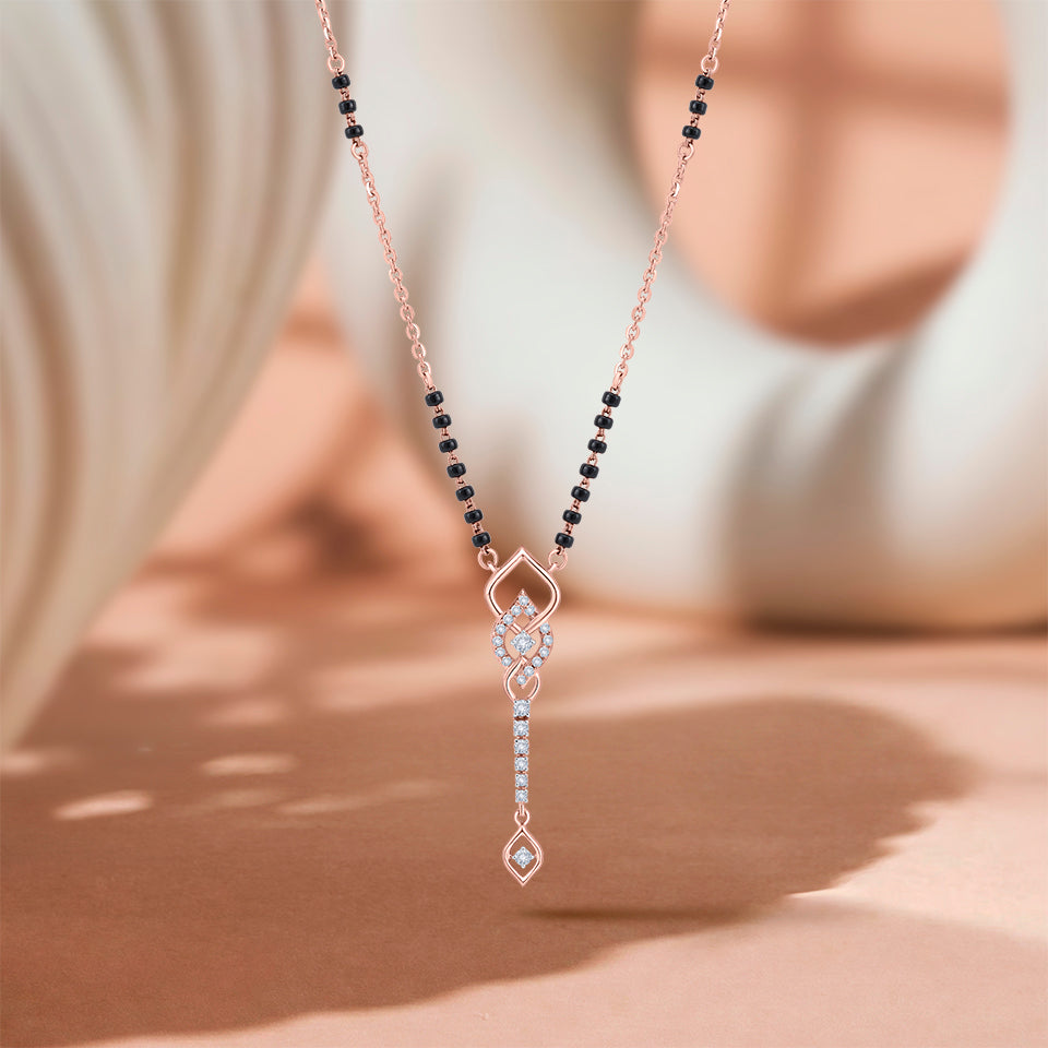 Starlit Silhouette Diamond Mangalsutra