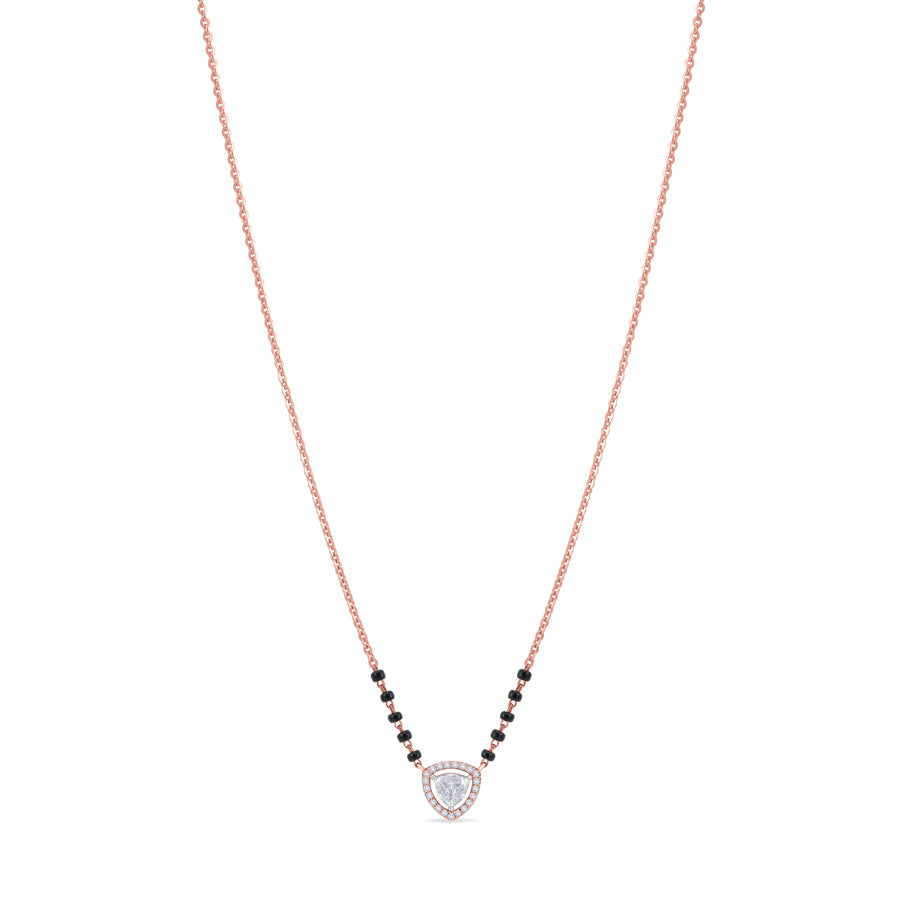 Sacred Heart Diamond Mangalsutra
