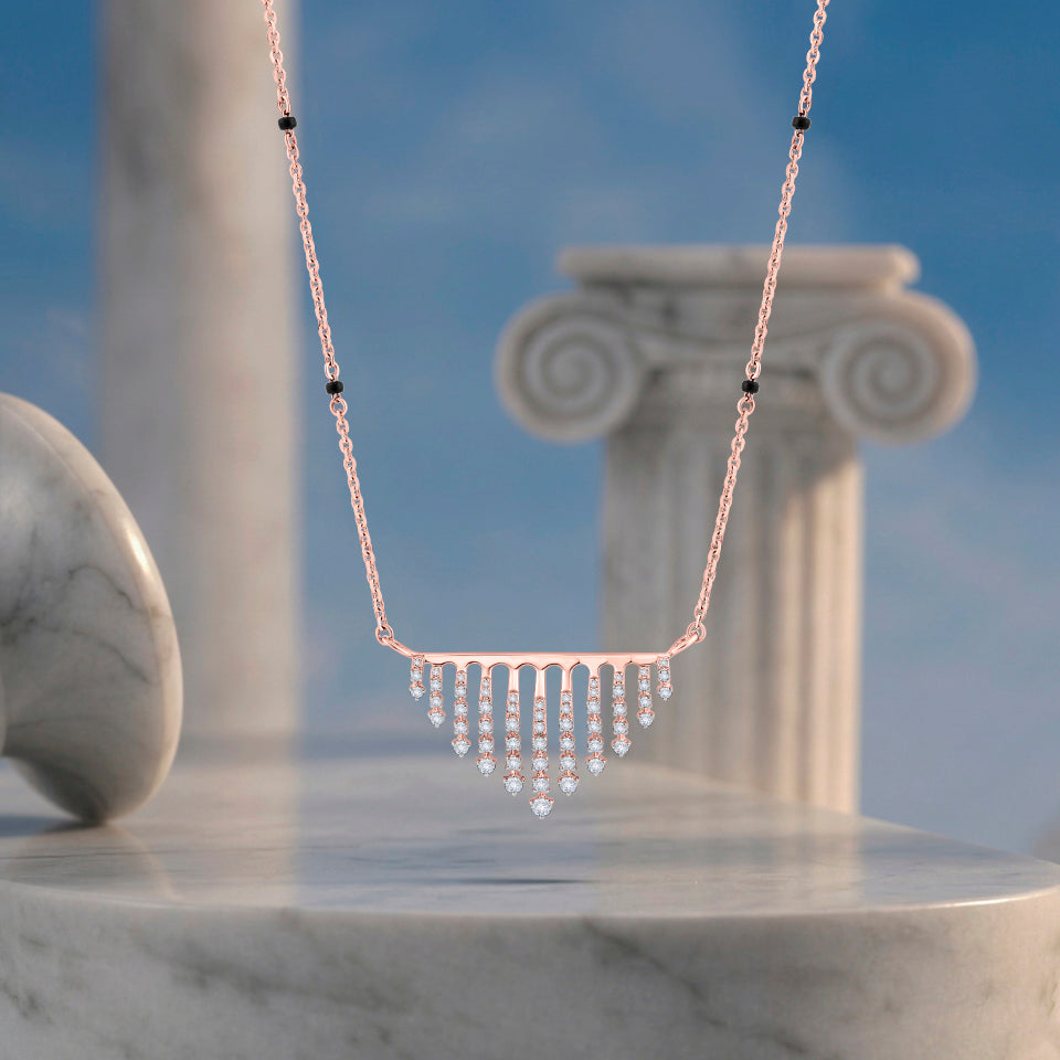 Topnotch Triangle Diamond Mangalsutra