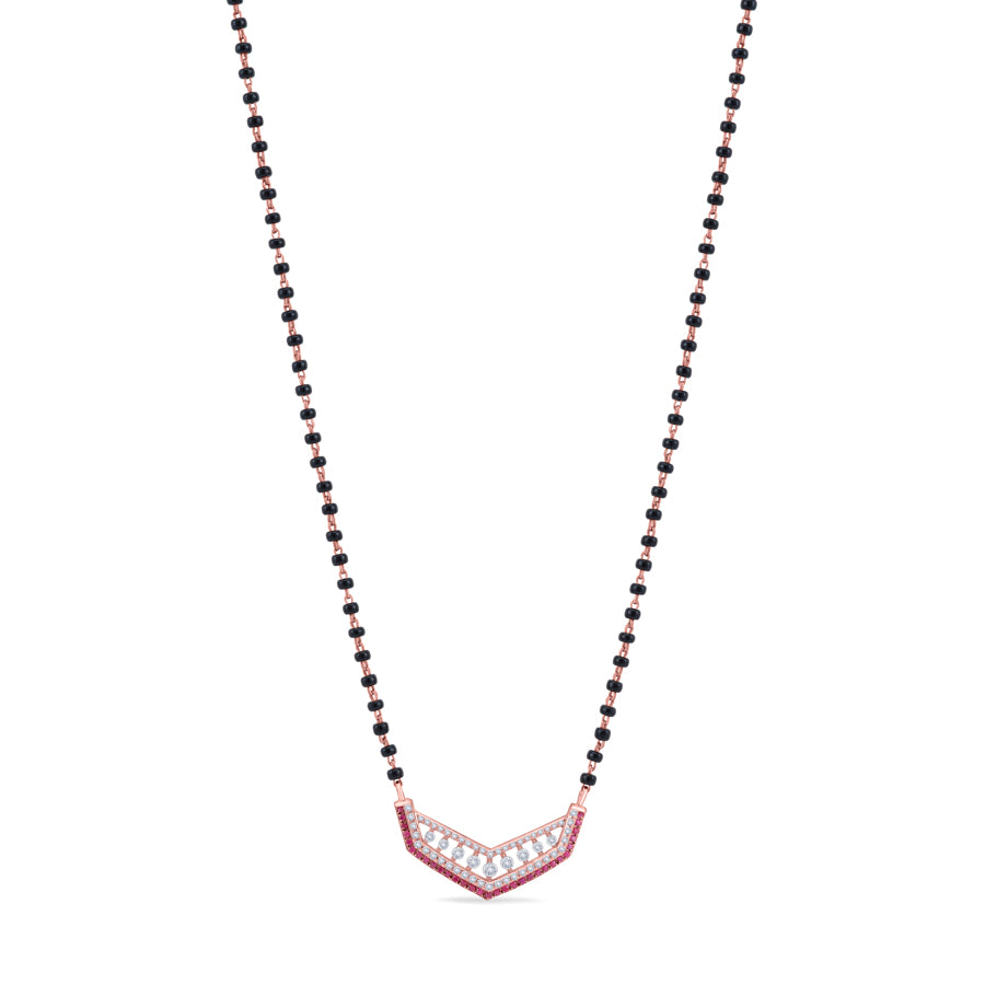 Gradient Glow Diamond Mangalsutra