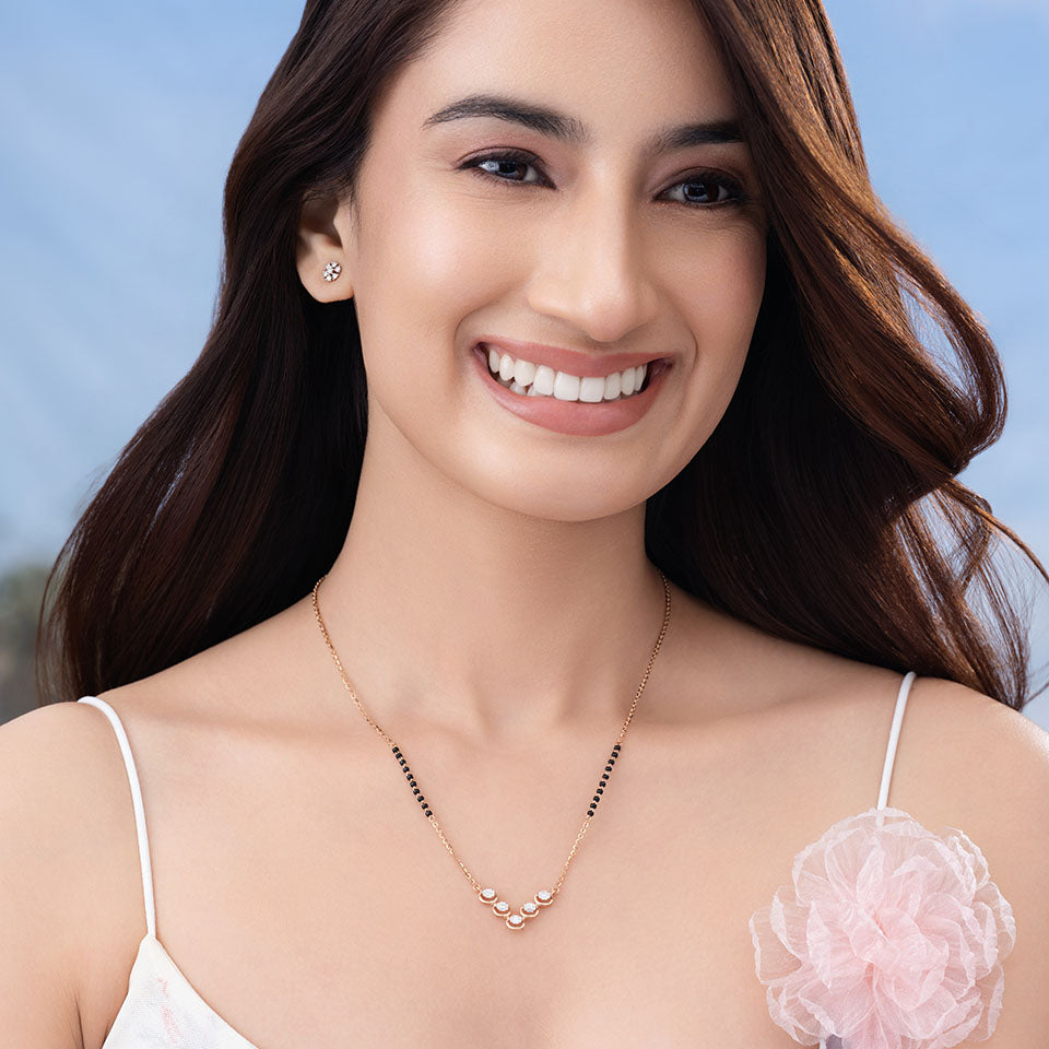 Elite Aura Diamond Mangalsutra