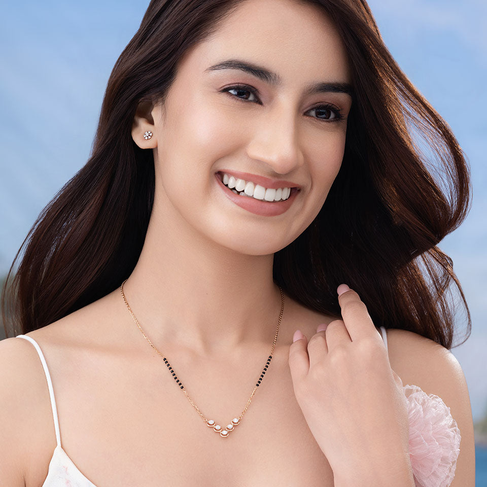 Elite Aura Diamond Mangalsutra