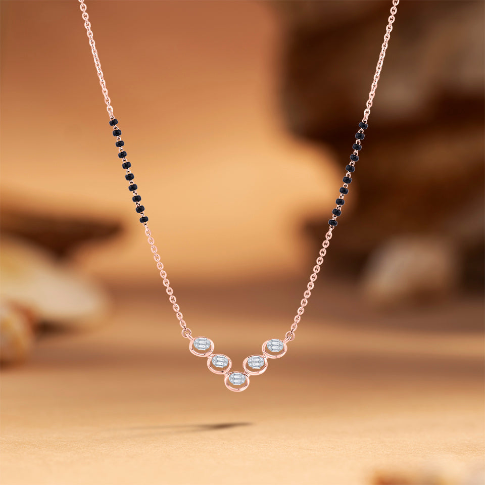 Elite Aura Diamond Mangalsutra