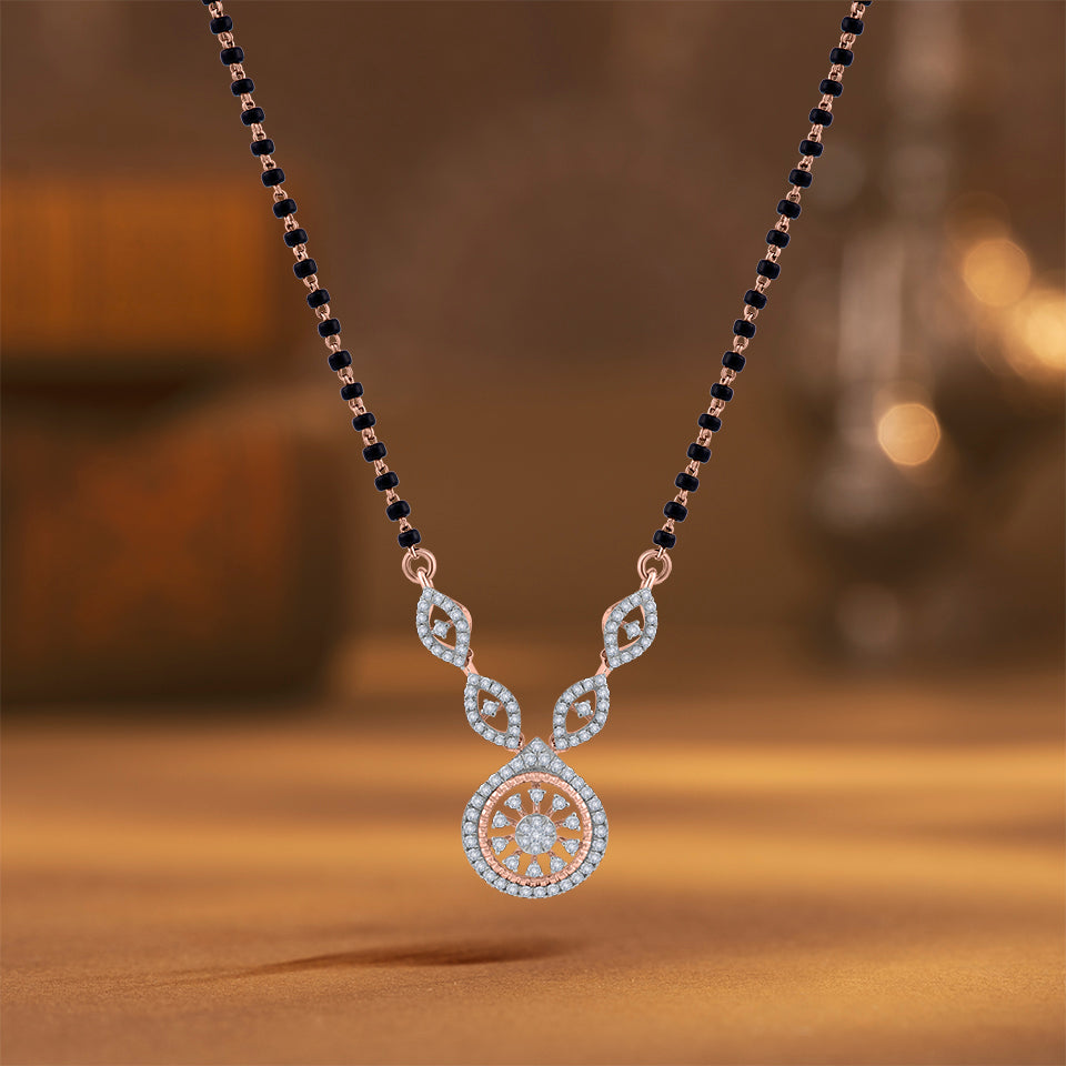 Celestial Wheel Diamond Mangalsutra
