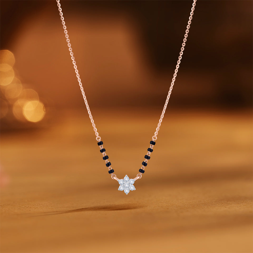 Classic Floret Diamond Mangalsutra