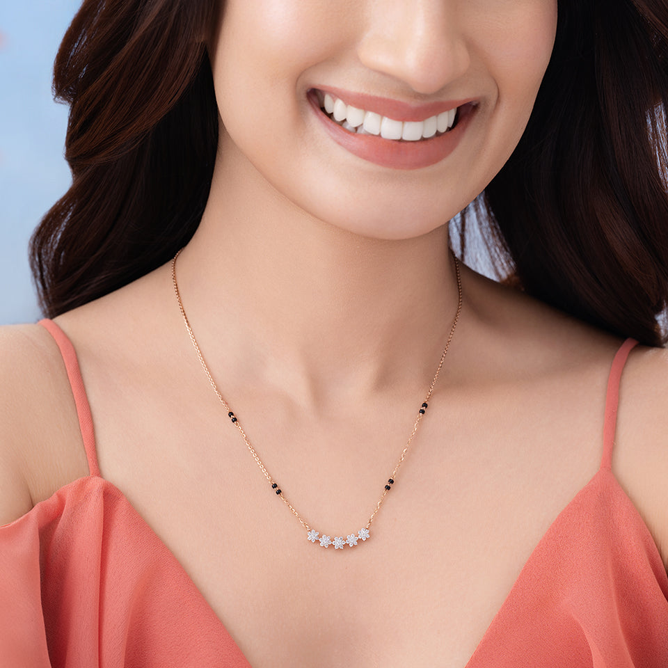 Blossom Breeze Diamond Mangalsutra