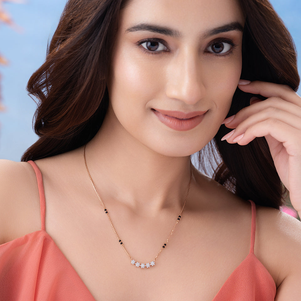Blossom Breeze Diamond Mangalsutra