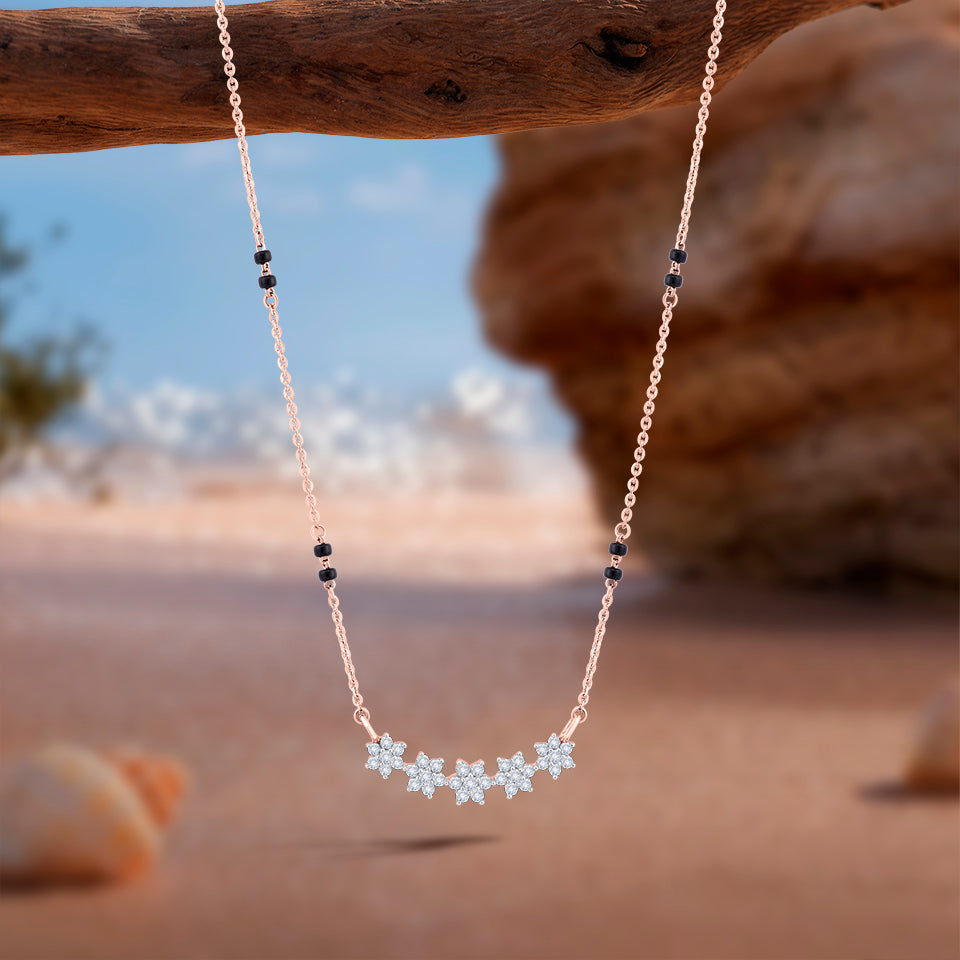 Blossom Breeze Diamond Mangalsutra