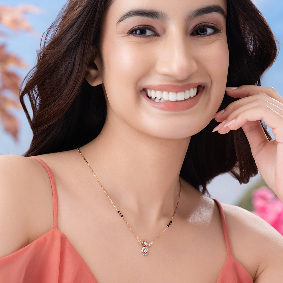 Sunbeam Bloom Diamond Mangalsutra