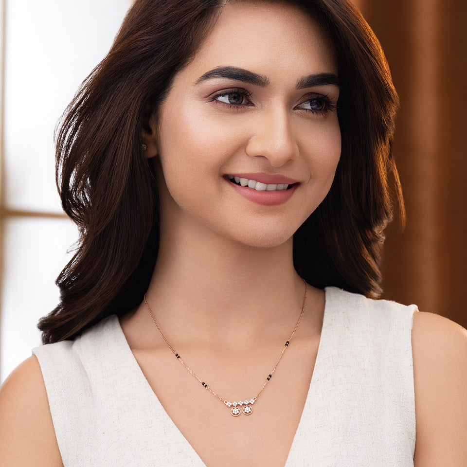 Petal Radiane Diamond Mangalsutra