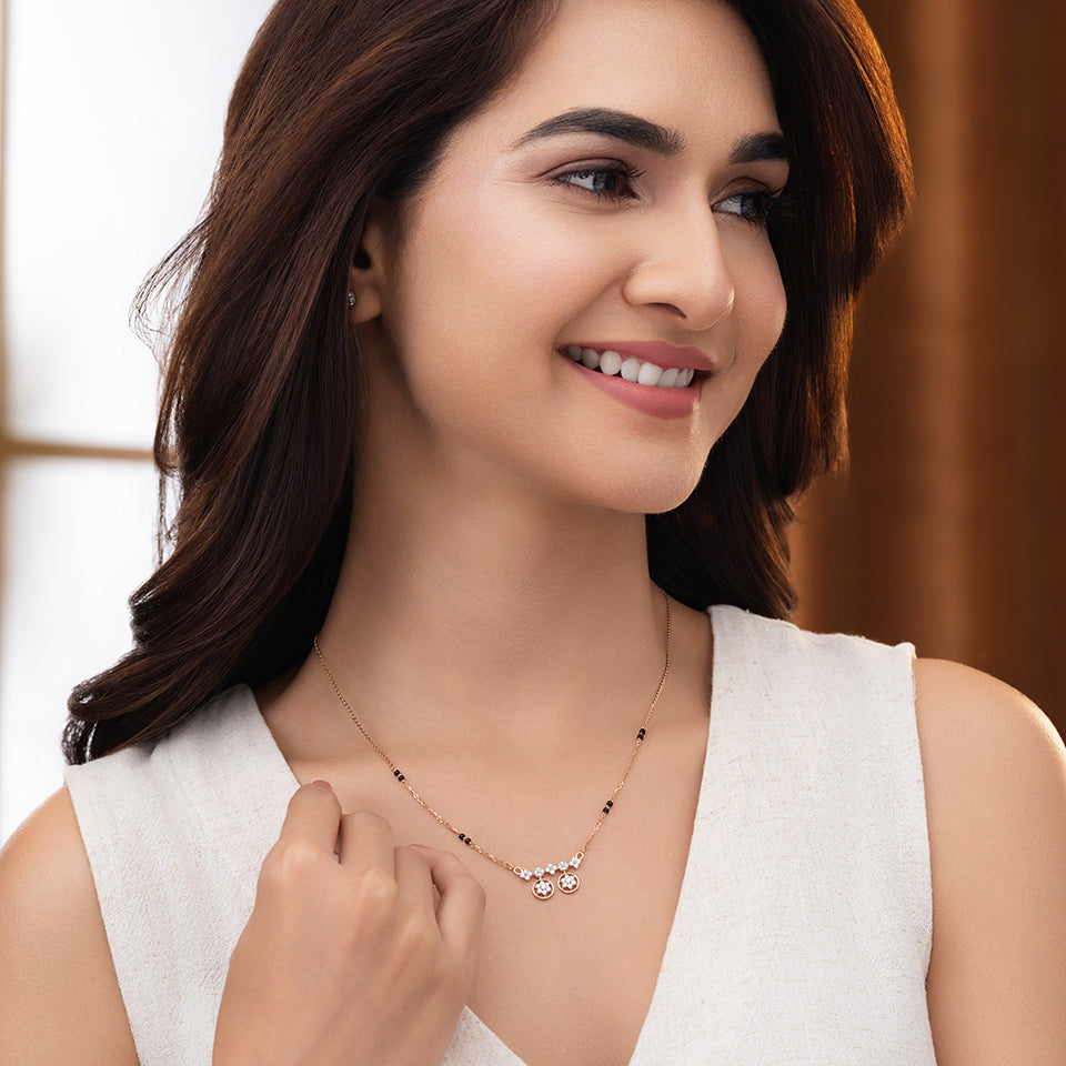 Petal Radiane Diamond Mangalsutra