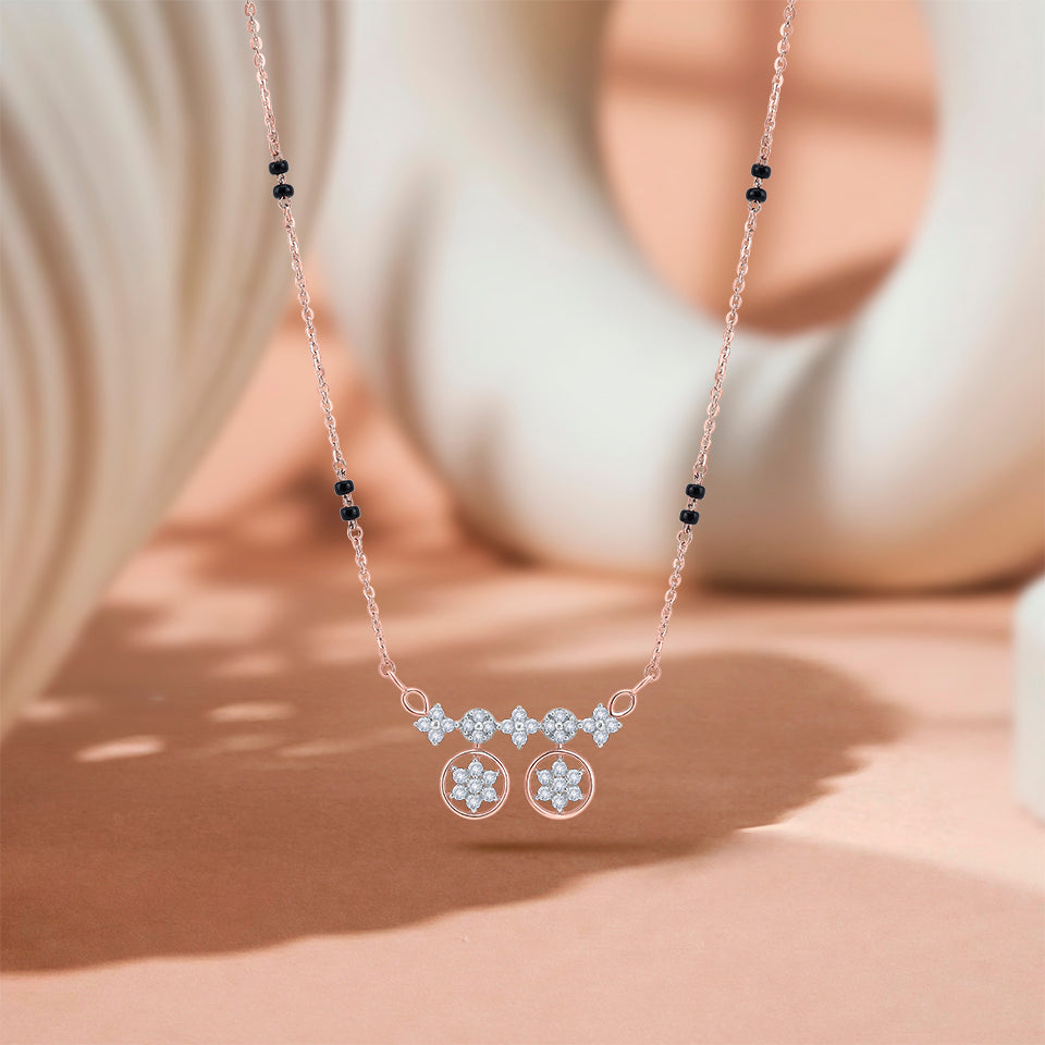 Petal Radiane Diamond Mangalsutra