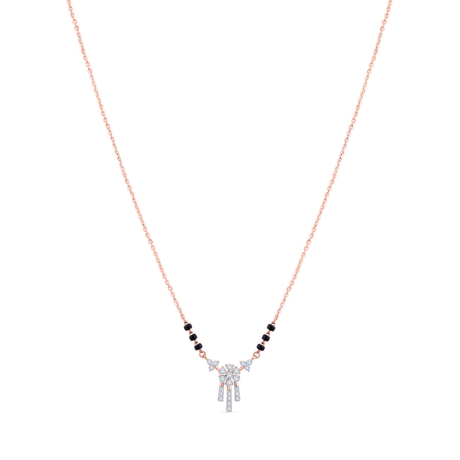 Linear Grace Diamond Mangalsutra