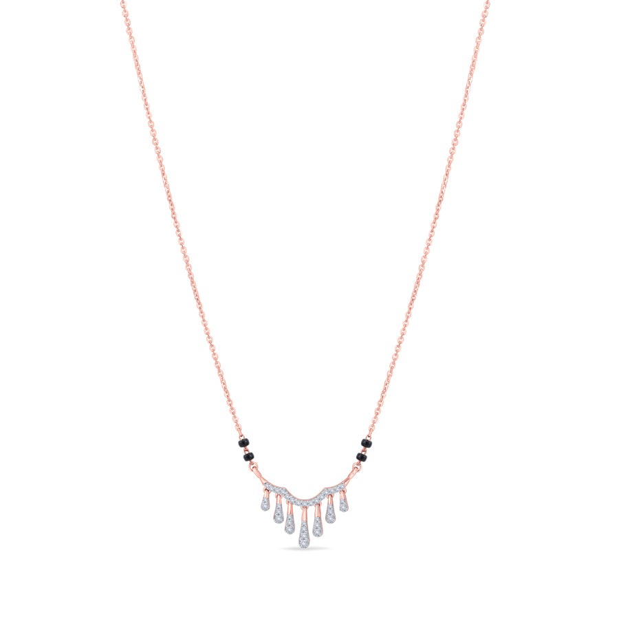 Linear Lustre Diamond Mangalsutra