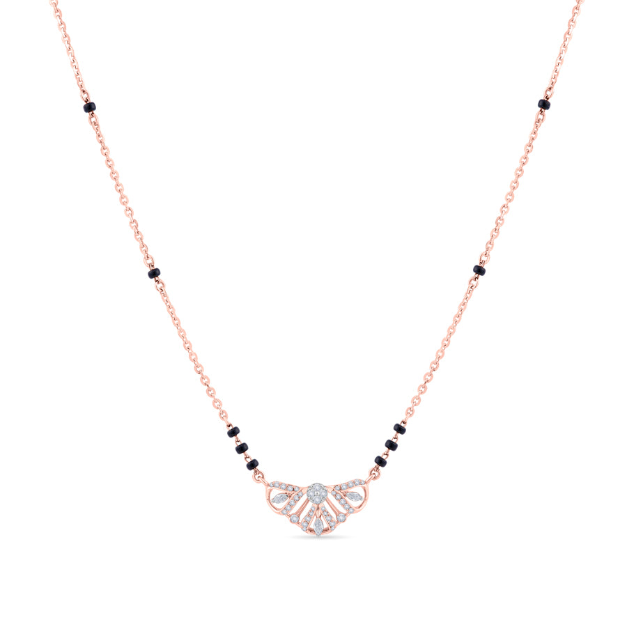 Shimmering Crest Diamond Mangalsutra